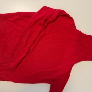 Red Women's turtle neck Sweater